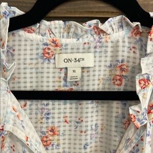 Ruffled Babydoll Blouse